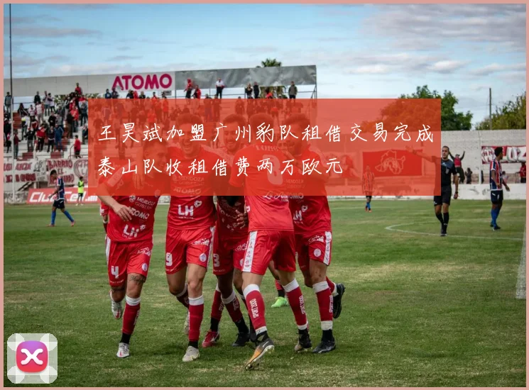 王昊斌加盟广州豹队租借交易完成泰山队收租借费两万欧元